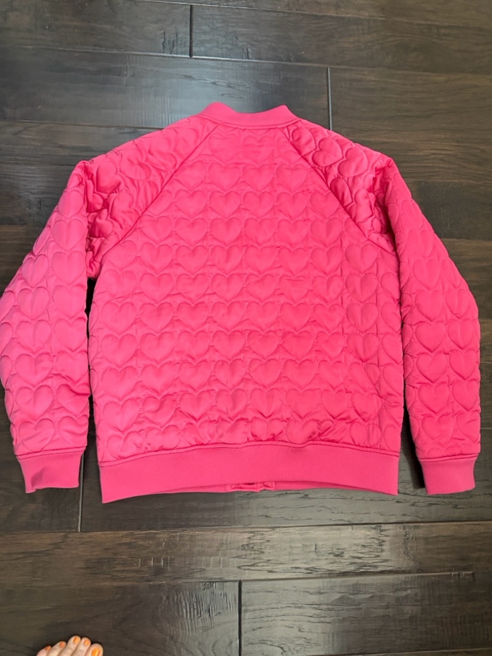 Beach Riot Jacket Hot Pink Quilted Heart Bomber - Picture 10 of 14